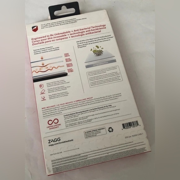 ZAGG Samsung Galaxy Note 20 5G Glass Screen Protector - Invisible Shield - Picture 2 of 3